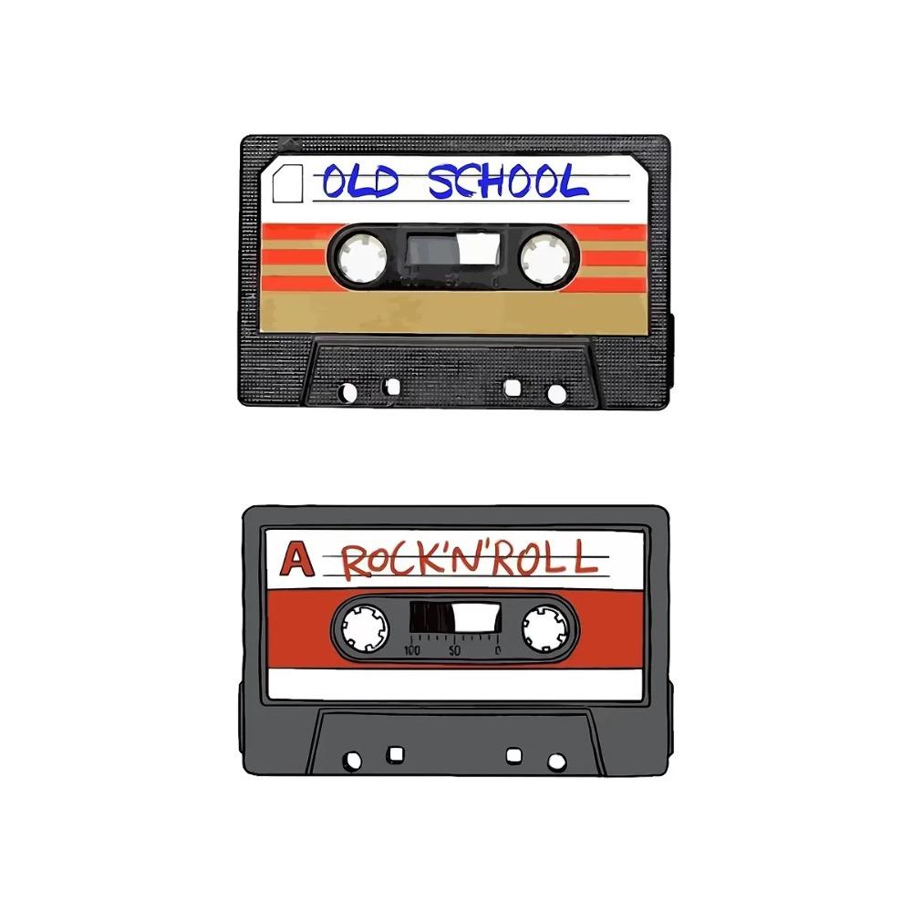 Classic Pop Golden Vinyl Record Cassette Tape Poster Music Modern Prints Canvas Painting Wall Art Picture Home Living Room Decor