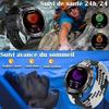 Montre connectée - WENZYLIQUOX - Sport Tracker - Écran 1,43" AMOLED - IP68 - Appels Bluetooth &amp; SpO2