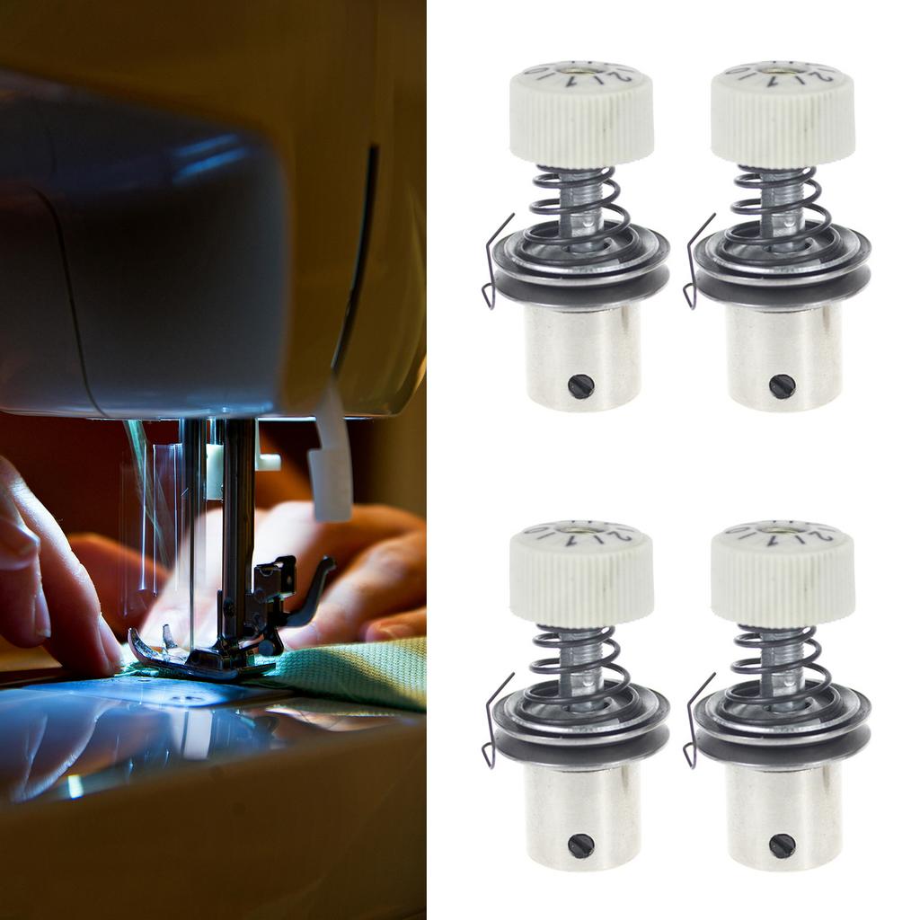 4 Stück Metall Fadenzugregler Industrie-Nähmaschine Fadenklemme Aufsatz Fadenzugregler Baugruppe