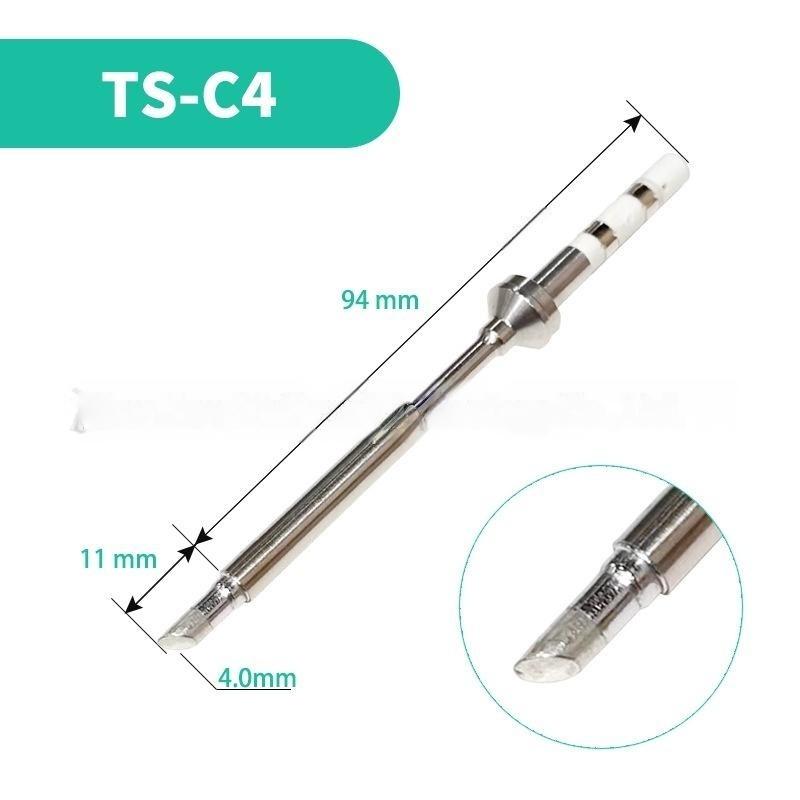 TS Series Soldering Iron Heads Anti-Oxidation Wear Resistant TS-K KU ILS C4 JL02 BC2 Fit TS100 Pine64 for Electronic Maintenance