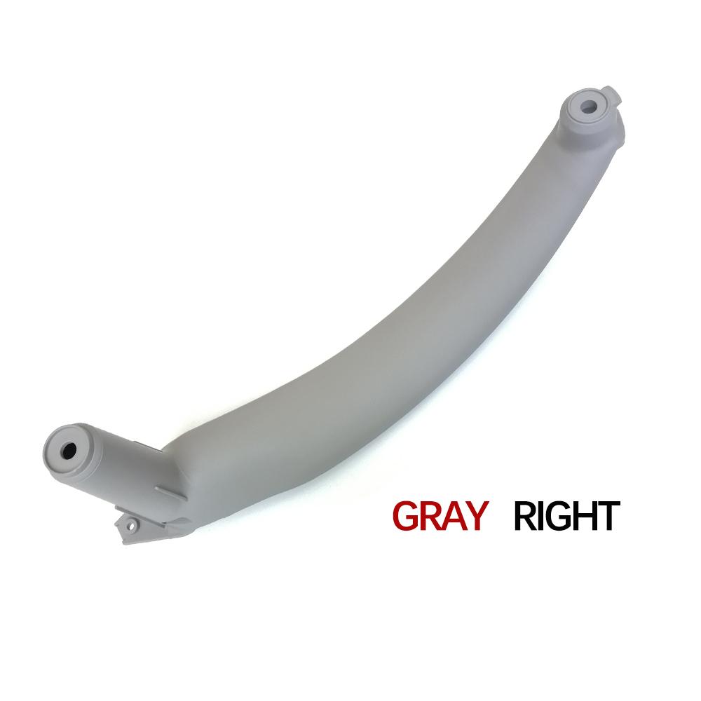 

LHD RHD Upgraded Interior Door Pull Handle Armrest Panel Trim Cover Replacement For BMW X5 X6 E70 E71 E72 2007-2014 Gray Right