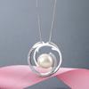 Lindon 925 Sterling Silver Classic Women Necklace Pendant Zircon Fashion Gift