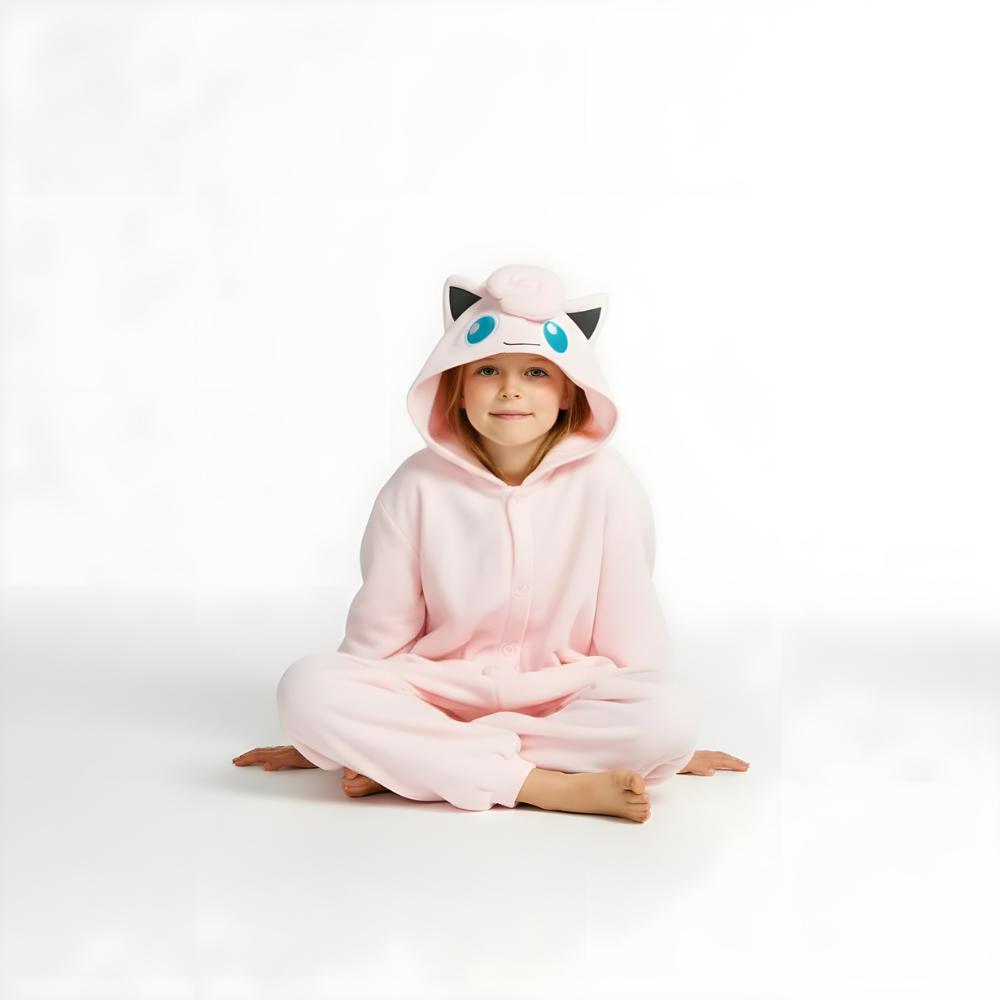 Piżama Onesie Kigurumi Przebranie Pokemon Jigglypuff Dzieci 95 - 105Cm
