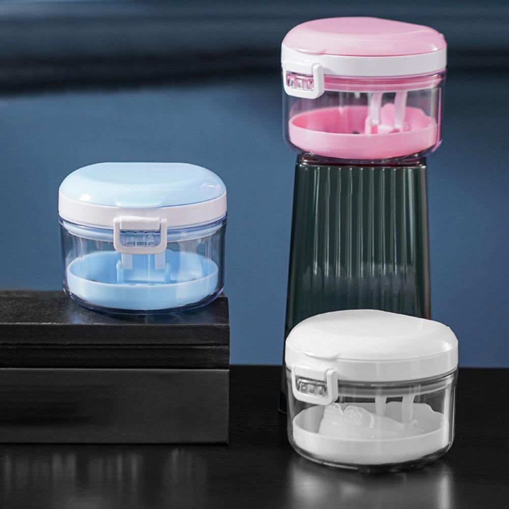 

Прозора коробка для зубних гнізд, поліпропіленова футляр для зубних протезів, нова коробка для чищення протезів, вставні зуби білий