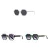 Trendy Polygon Pearl Sunglasses With Uv400 Level For Travel And Parties