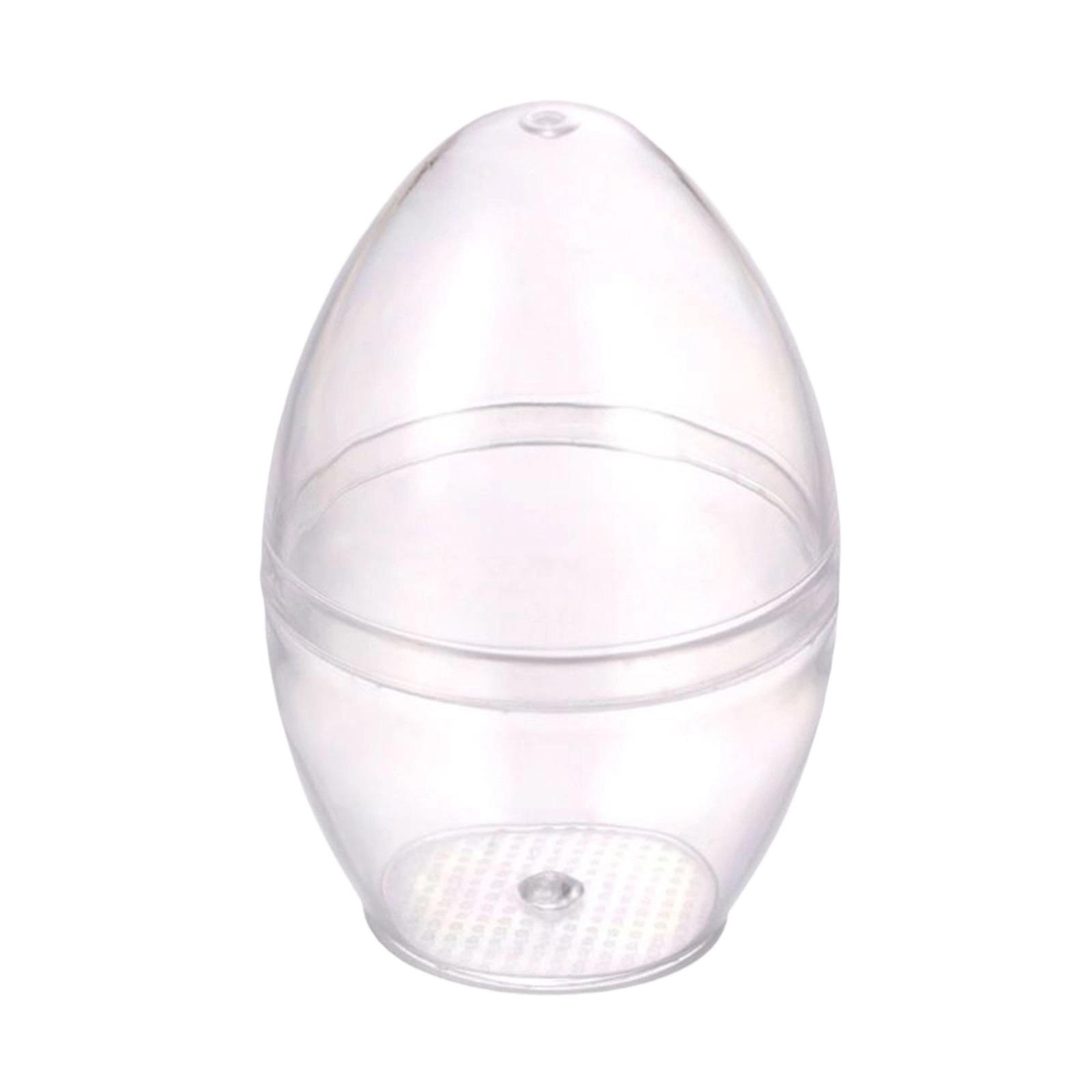 

Пластиковий контейнер у формі яйця - Багаторазова Великодня та весняна коробка для зберігання цукерок, подарунків, сувенірів для вечірок та організації дому One Size