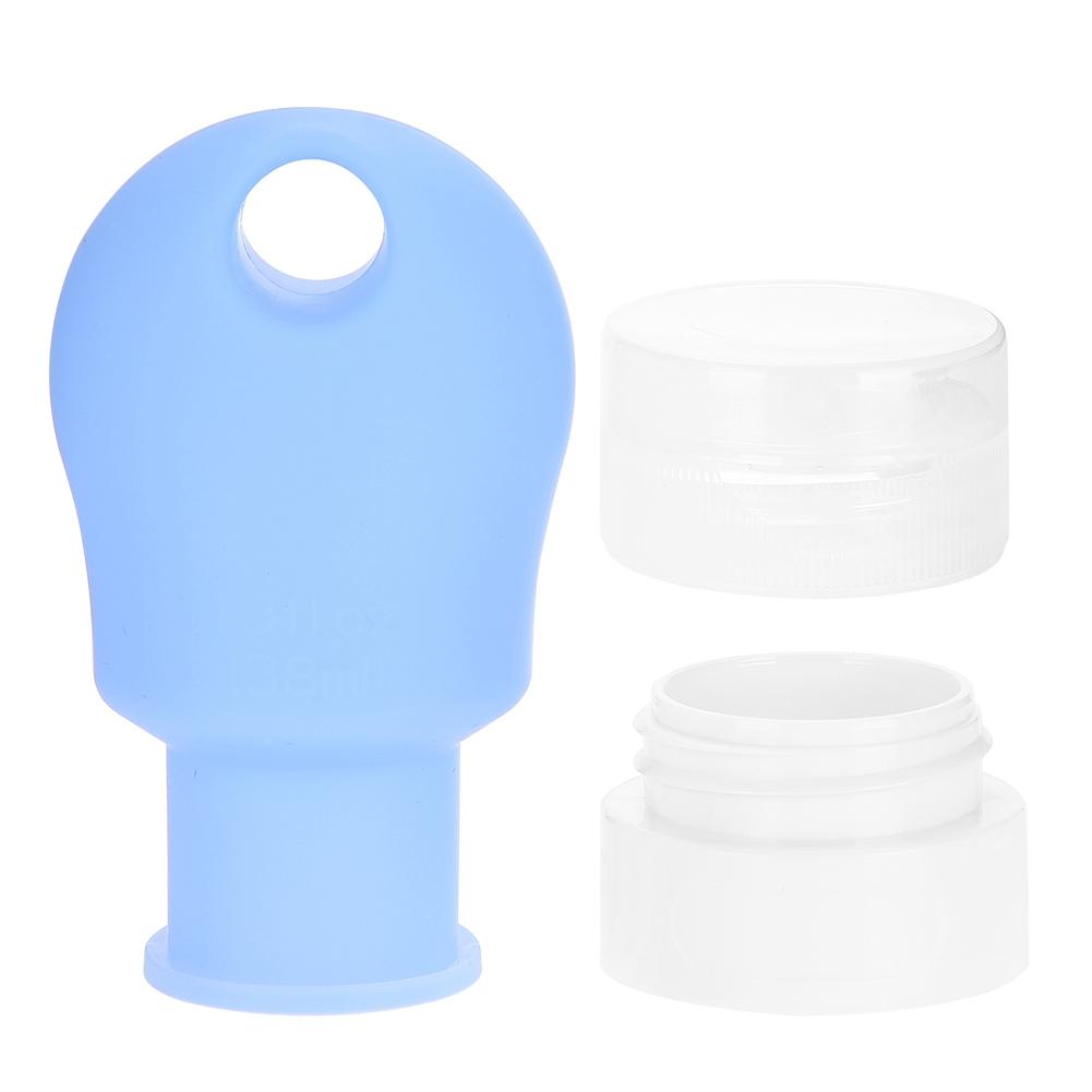 Portable Silicone Travel Bottle Set Lotion Shampoo Shower Empty Press Container 01