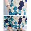 Retro Bohemian Dress Female Floral Cotton Silk Sleeveless Casual Vest Dress Women"s Summer Dresses