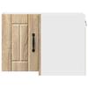 Wall Mounted Corner Cabinet LUCCA Sonoma Oak 57 x 57 x 40 cm