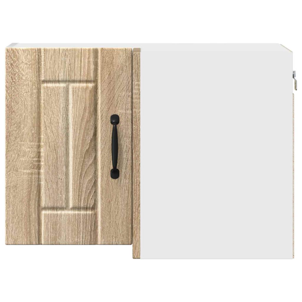 Wall Mounted Corner Cabinet LUCCA Sonoma Oak 57 x 57 x 40 cm