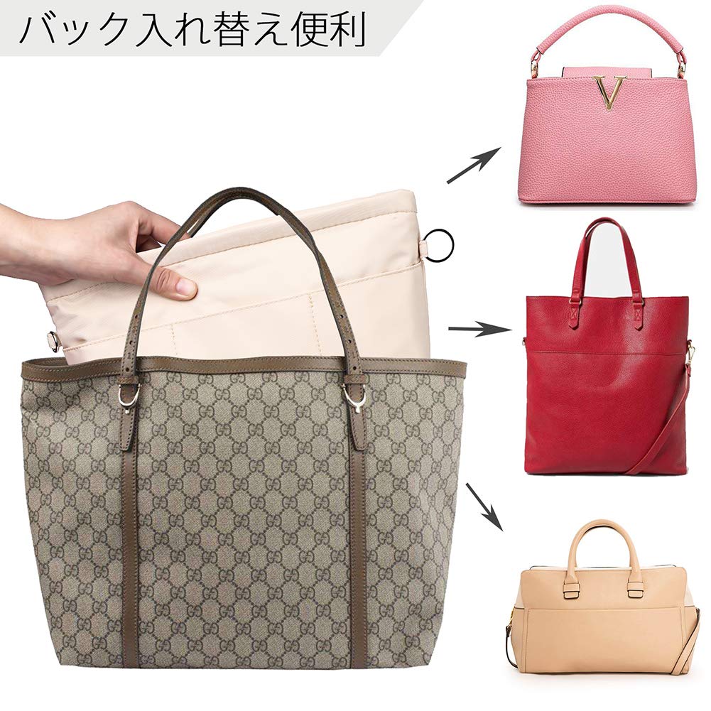 VANCORE Tasche in Tasche in Für Für Reisetasche, Selbststehend, Leichtgewicht, Tasche, Tragetaschen, Groß, A4, Organisieren, Aufräumen, Fächer, Pendeln,