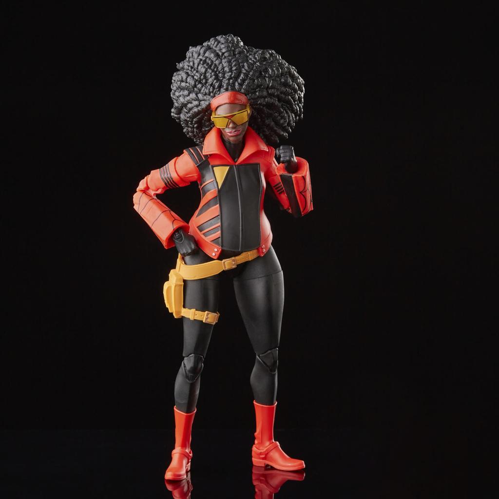Across the Marvel Legends Action Drew Spider-Man Spider-Verse 6-inch Figure/Jessica (Spider-Woman)