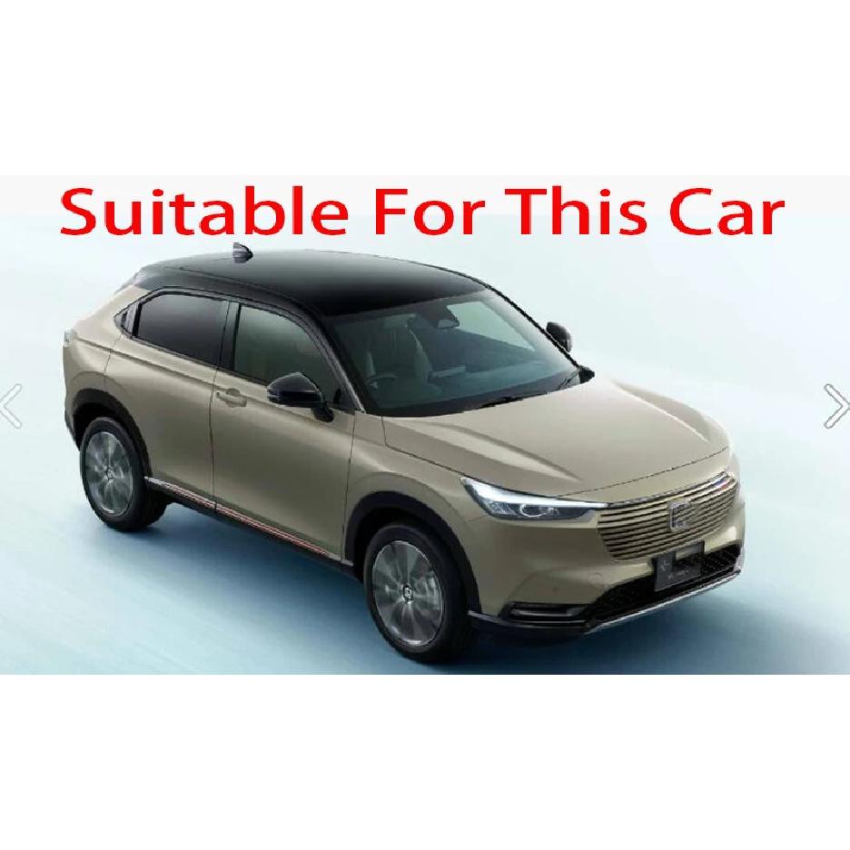 For HONDA VEZEL HR-V   Car Accessories ABS Chrome Leaf Board Decoration On Shark Gills