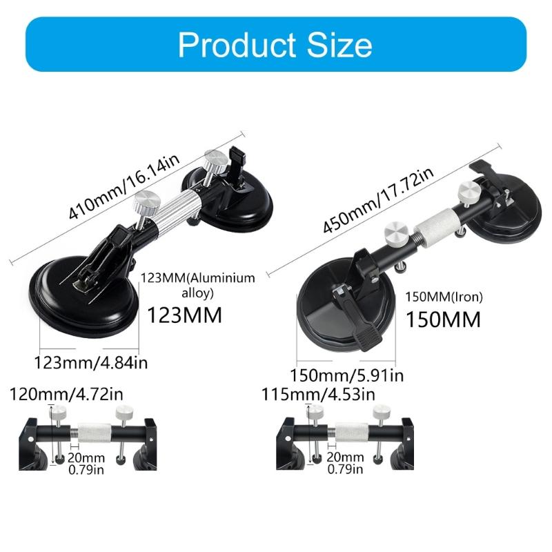 Granites Seams Setters Adjustable Vacuum Suctioning Cup Stone Seams Setters for Seams Joining Leveling Professional Countertops