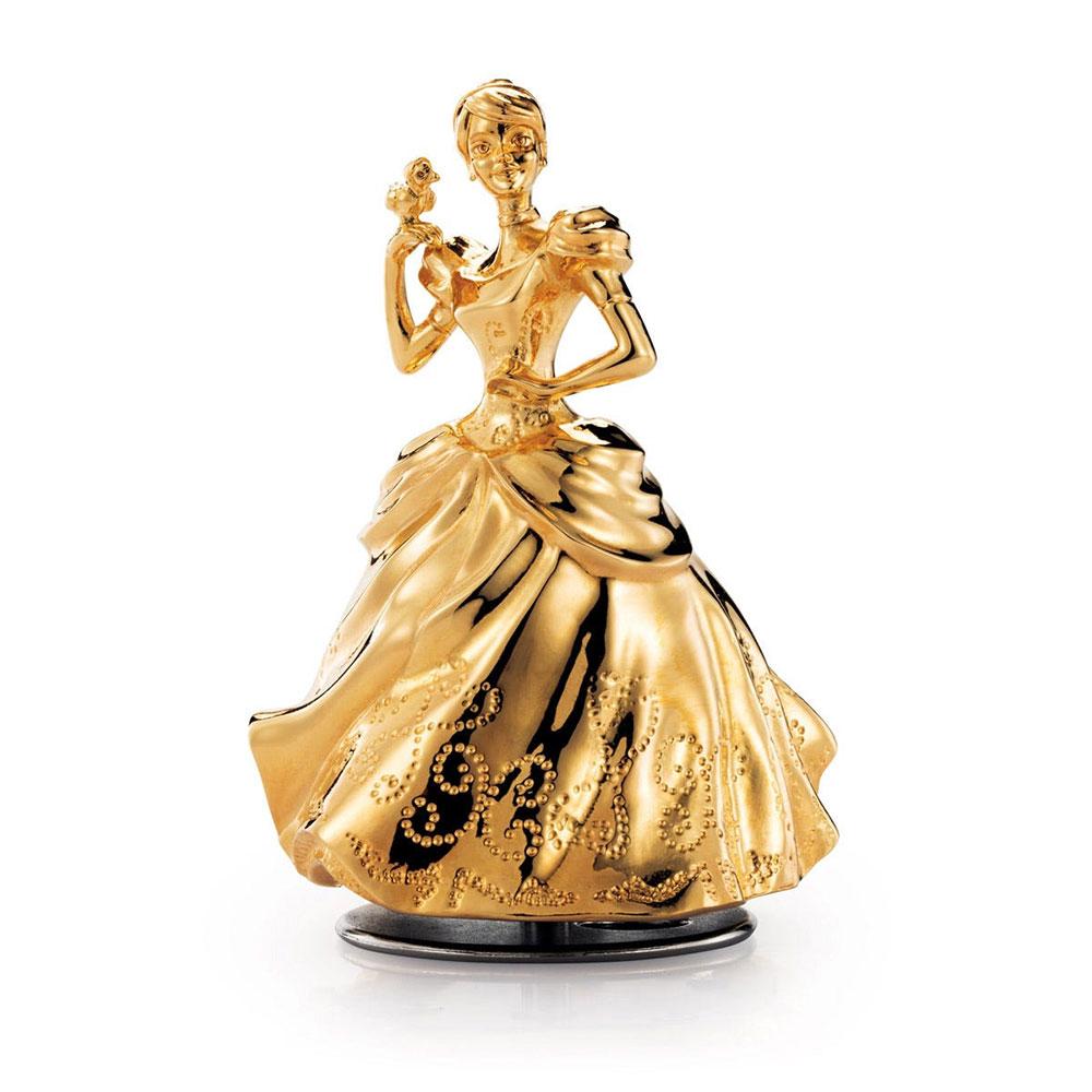 Carrousel musical Cendrillon de Royal Selangor, doré (Édition limitée)