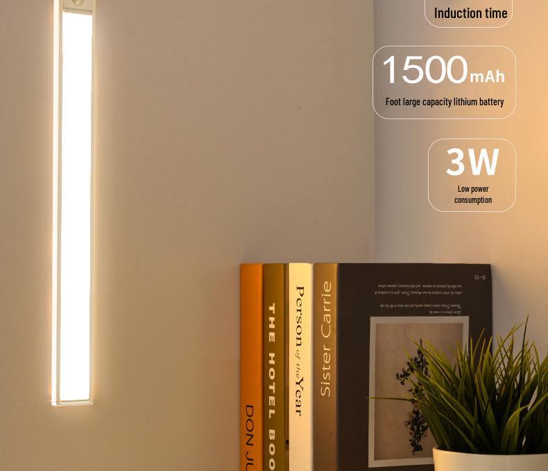 Ultra-thin LED Motion Sensor Magnetic Light Strip for Cabinets and Wardrobes