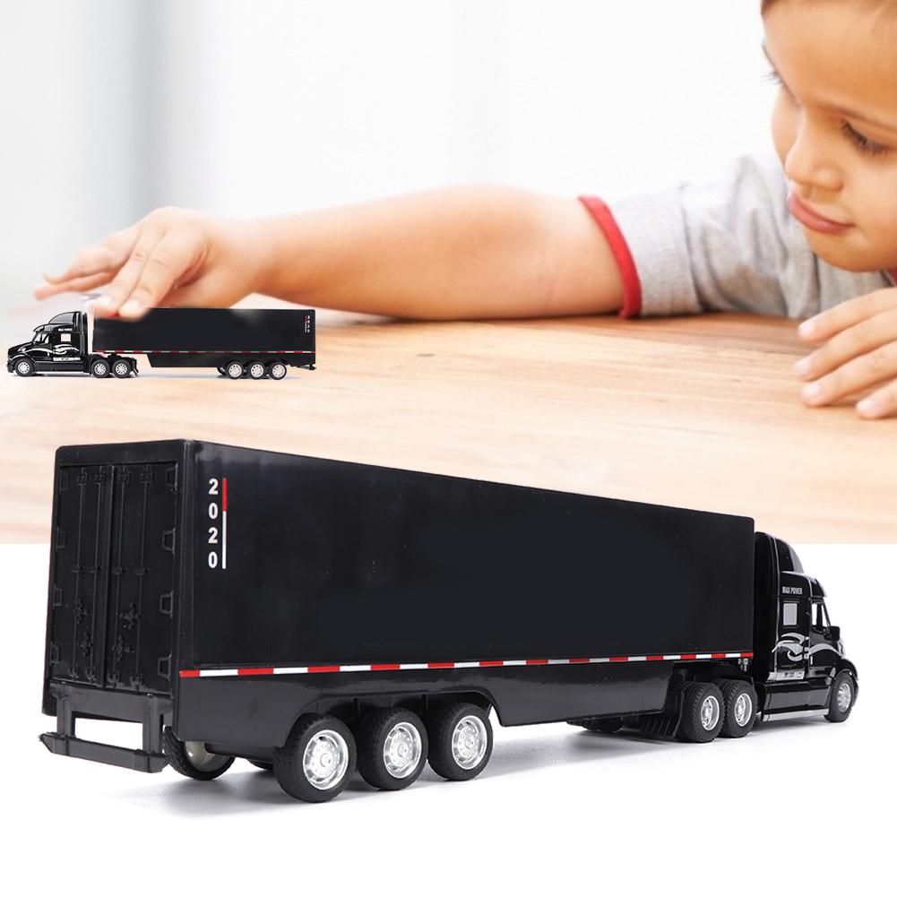 1:48 34.5CM Alloy Truck Model Simulation Light Sound Effect Pull Back Vehicles Toy