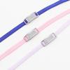Silver Diamond Lock Shoelaces without ties Flat Shoelace for Shoes accessories Elastic Laces Sneakers Tennis No Tie Shoe laces