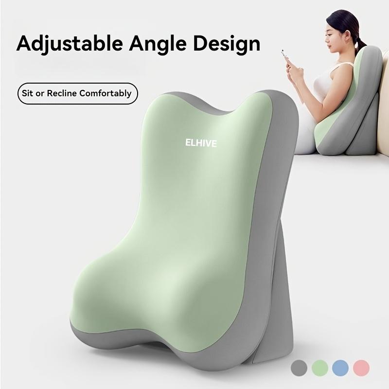 Keilkissen zum Lesen und Sitzen im Bett Faltbare Rückenstütze aus Memory-Schaumstoff