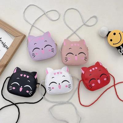 Neue Cartoon Kinder Umhängetasche Nette Katze Kinder Mode Geldbörsen Und Handtaschen Netter Junge Mädchen Mini Schulter Tasche