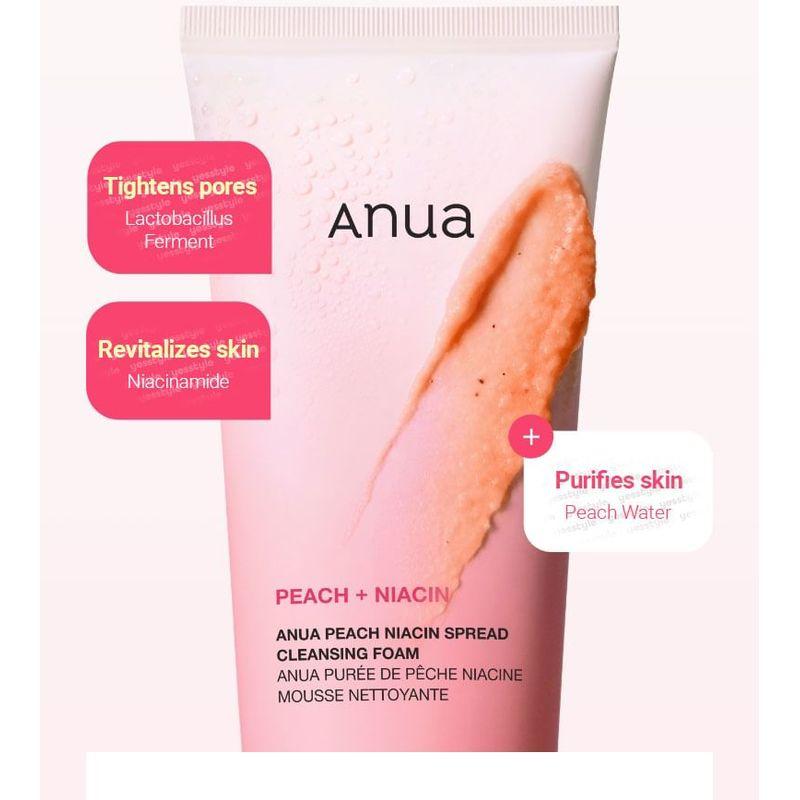 Anua - Peach Niacin Spread Cleansing Foam