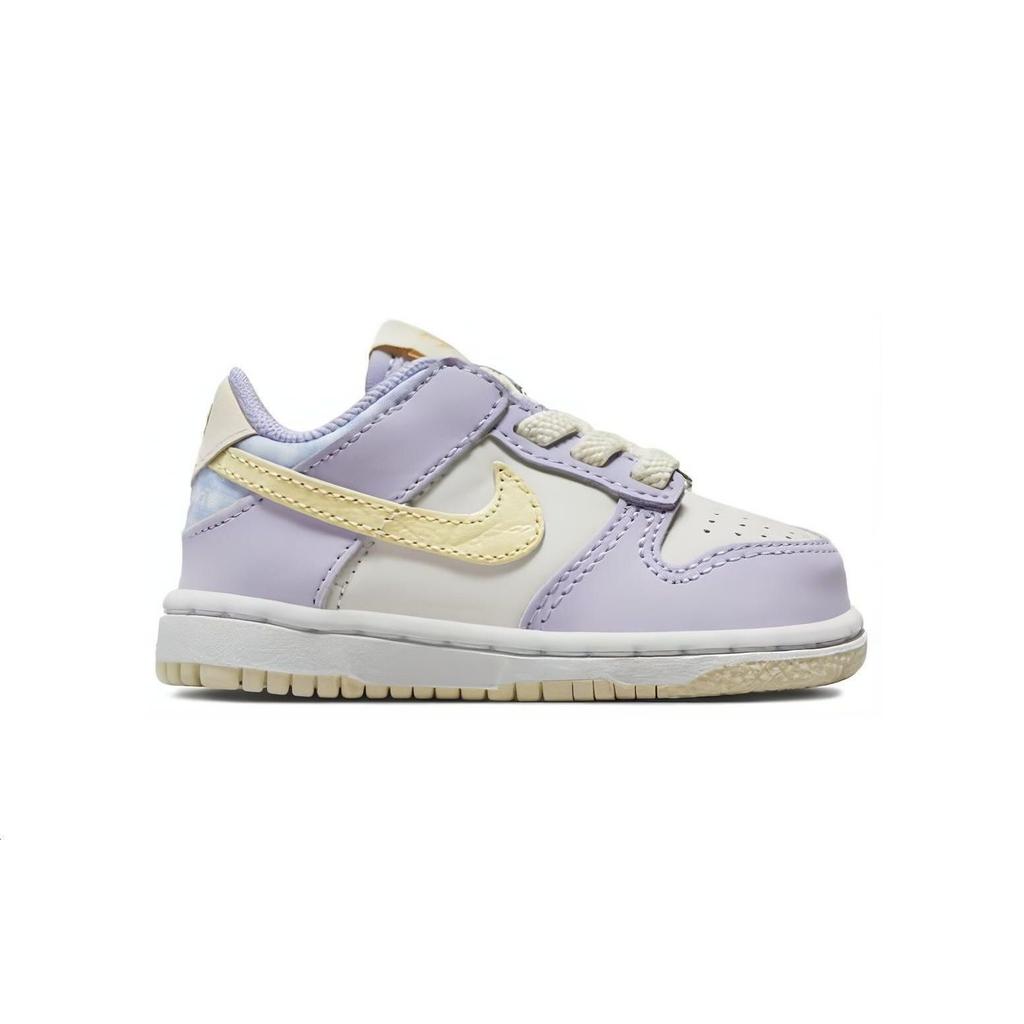Nike Dunk Low SE TD Easter Baby Sneakers Purple Oxygen-Purple Citron-Tint FJ4643-536