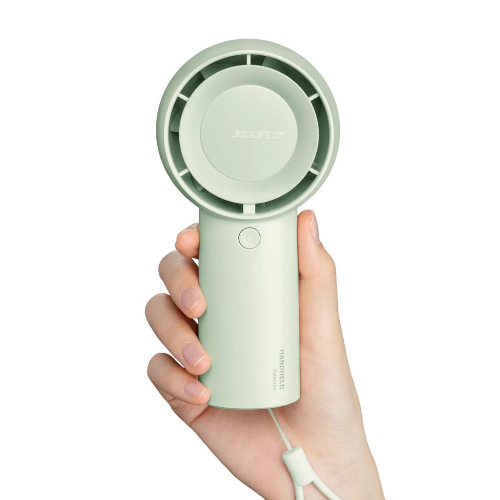 Portable Handheld Turbo Fan, 4000/6000 mAh Rechargeable Battery, Small Pocket Fan with 5 Speeds, Travel/Home/Office