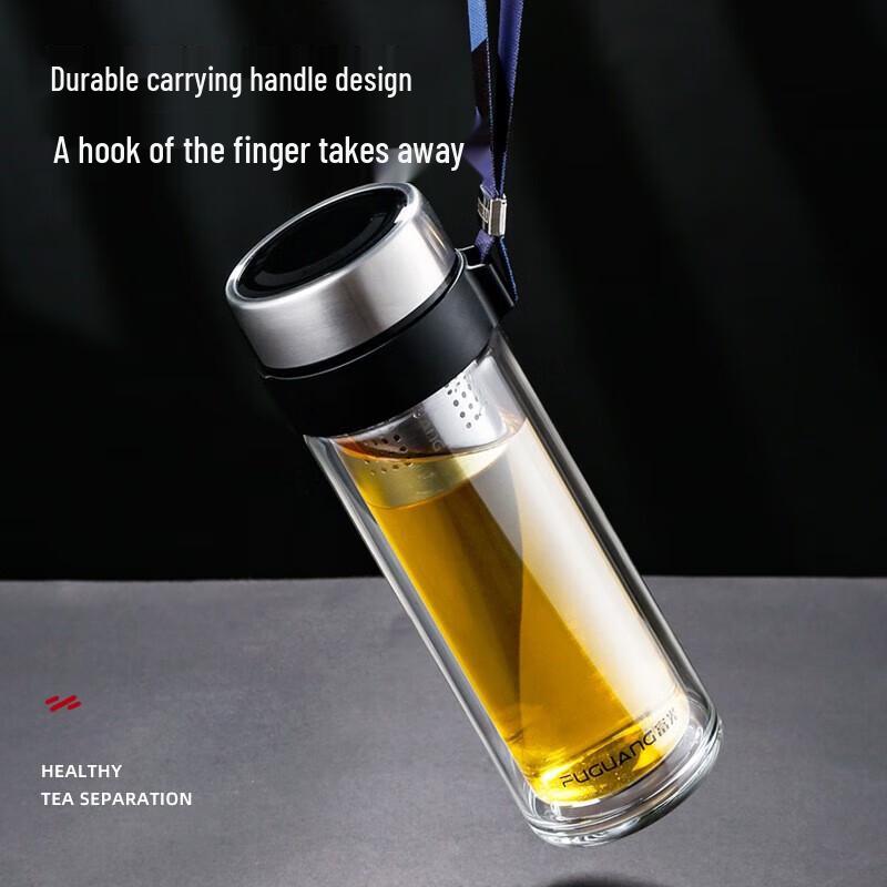 Fuguang Shixuan Double-Wall Glass Infusion Bottle