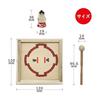 [Nostalgic Toys Introductory Set] Tonton Sumo Home Game Wooden Toy Folk Art Toy Sumou Sumo Wrestler Tabletop Game Made in Japan (Tonton Sumo)