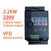 220V 0.75KW/1.5KW/2.2KW 1HP/2HP/3HP Economical Mini VFD Variable Frequency Drive Converter for Motor Speed Control Inverter