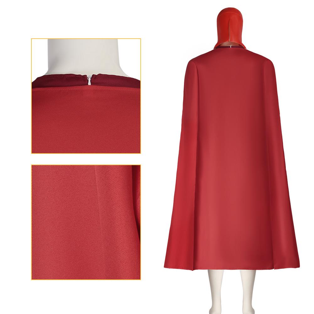 Star Wars Royal Guard Costume Full Set Halloween Cosplay Red Robe Cape