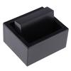 Black Plastic Swivel Cuff Links Box Cufflinks Holder Storage Case Display