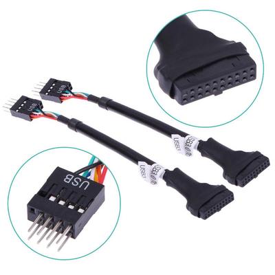 Cablu Adaptor USB 3.0 20-Pin Tată la USB 2.0 9-Pin Header Placă de Bază Mamă