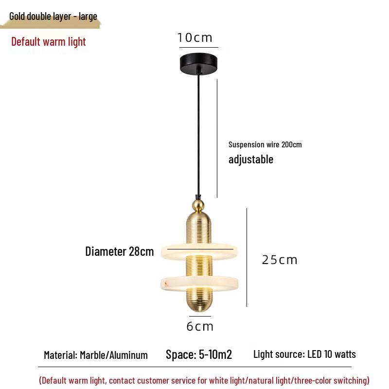 Nordic Marble Pendant Light