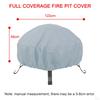 Breathable Fire Cover Oxford Fabric Wear Resistant Outdoor Patio Dust Proof Sun Protect Brazier