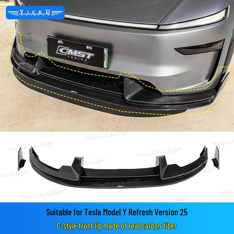 CMST Body Kit: Front & Rear Lip, Side Skirt, Fender, Tail Wing for Tesla Model Y Facelift