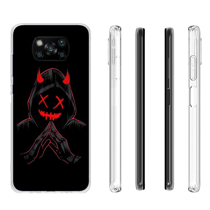 Devil Bad Boy Anime Phone Case For Xiaomi Poco X7 X6 X5 Pro F7 Ultra Redmi 15C 15 13C 13 12C 12 10 10A 10C 9 9A 9C 9T Cover Poco