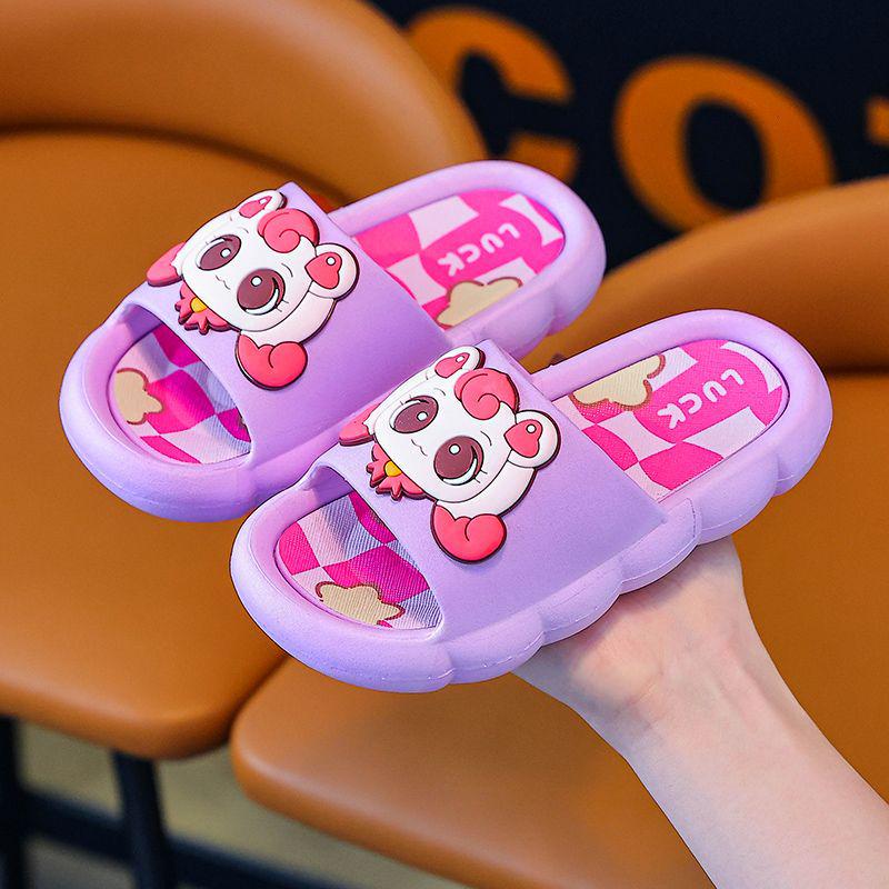 

Wonderful Meng Ke Non-Slip Soft Sole Princess Slippers for Girls - Perfect for Summer Bathing and Indoor Use 28-29 фіолетовий