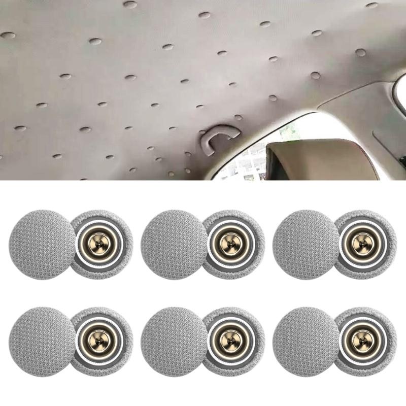 40 stuks Universele Auto Dakbekleding Bevestigingsclips Auto Interieur Reparatie Clips Metalen Klinknagel Dak Reparatie Accessoires