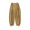 Men Cargo Pants Oversized Solid Color Vintage Style Corduroy High Street Style Straight Wide Leg Multi Pockets Streetwear Outdoor Travel Trousers