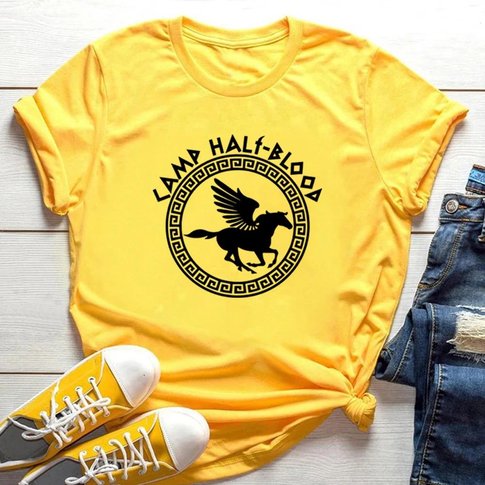 Campo Mezzo Sangue Magliette Autunno Campo di Allenamento Gioco Maglietta Halloween Regalo Magico Percy Jackson Camicia Magliette Unisex Harajuku Magliette