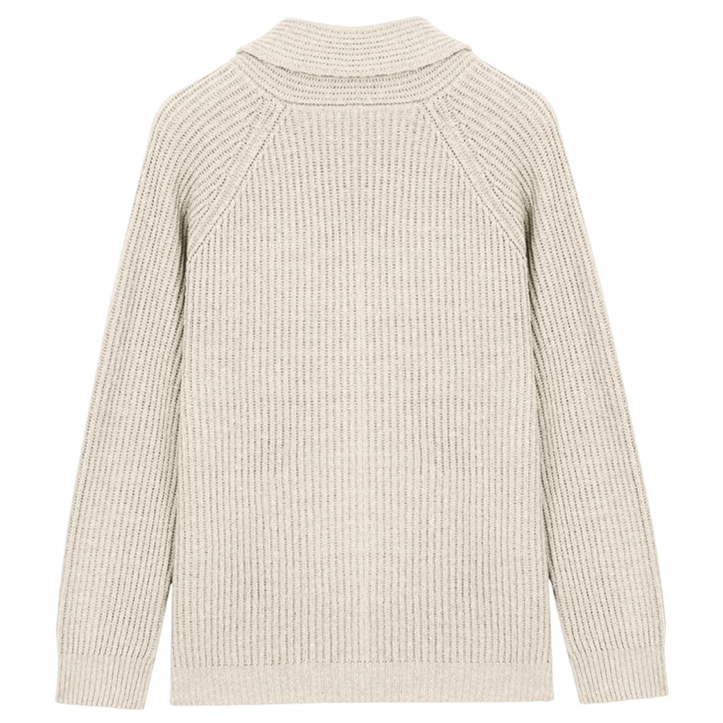 Men's Loose-fitting Casual Round Neck Long-sleeved Knit Top
