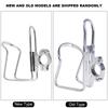 Motorcycle Drink Cup Holder Bike Drink Support Stand for Motorcycle/Bicycle (Silver White)