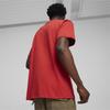 Puma Mmq Solid Color Round Neck Pullover Casual Short Sleeve T-Shirt Men Tops Red 624009-24