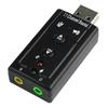 Sound Cards (External) 7.1 Channel Sound Card Usb 2.0 Audio Stereo Music Output Adapter Black