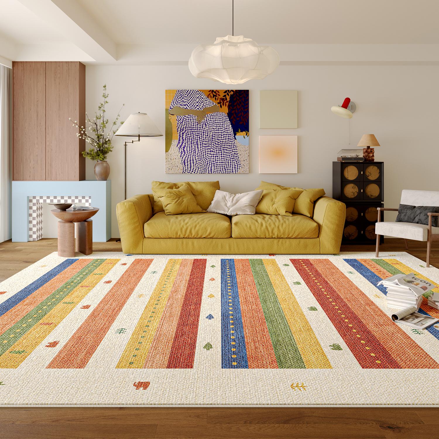 

Большая Площадь Гостиной Декорация Зеленый Ковер Толстый Плюшевый Коврик для Холла Пушистый Мягкий Коврик для Кабинета Ковры в Скандинавском Стиле для Спальни 160*230cm