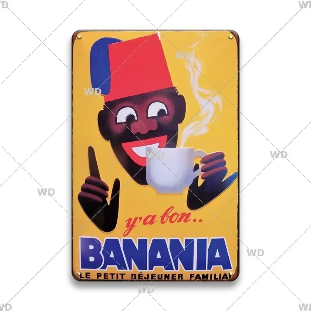 Chocolat Hot Drink Metal Poster Vintage Art Plate Signs Wall Deco Tin Sign Print Plaques Exquisite Crafts Decor Piece