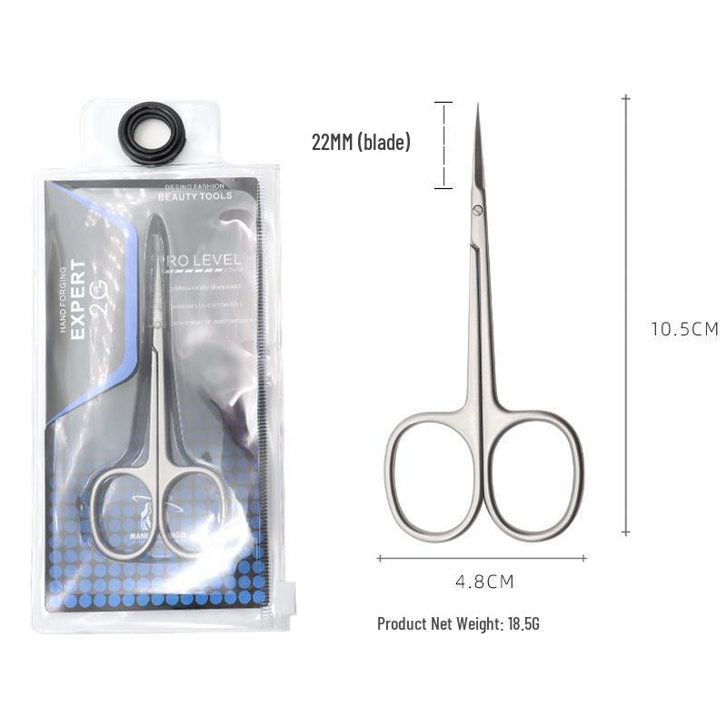 Professional Russian-Style Cuticle Nippers: Stainless Steel Dead Skin Remover, Callus & Ingrown Nail Scissors for Nail Technicians.