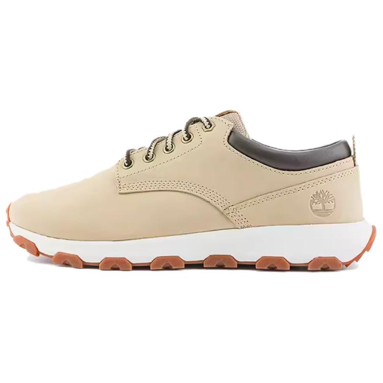 Timberland Men s Winsor Park Trainer Light Beige Nubuck A6791 43