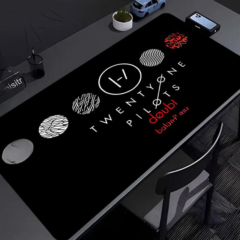 Tyler Joseph and Josh Dun1 Mouse Pad - Non-Slip Rubber Base, Smooth Surface for Work,Gaming,Office,And Home Use, Desk Mouse Pad